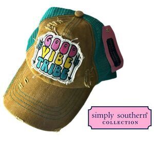 🎄Simply Southern Good Vibe Tribe Hat NWT